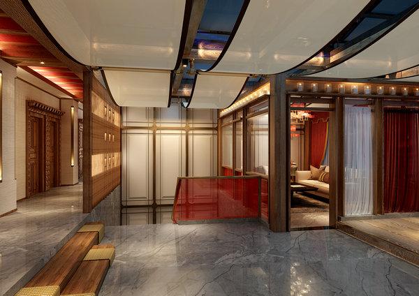 拉薩阿若蒲巴藏式藝術(shù)餐廳設(shè)計